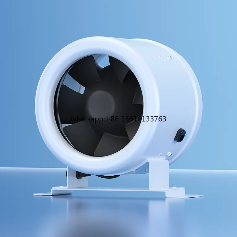 

6 Inch 150mm EC Mixed Flow High Airflow High Air Pressure Inline Fan