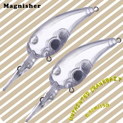 Magnisher 10PCS/LOT Unpainted Crankbait Blanks 8.5cm 13g Floating Plastic Artificial Fishing Lues DIY Hard Bait Wobble