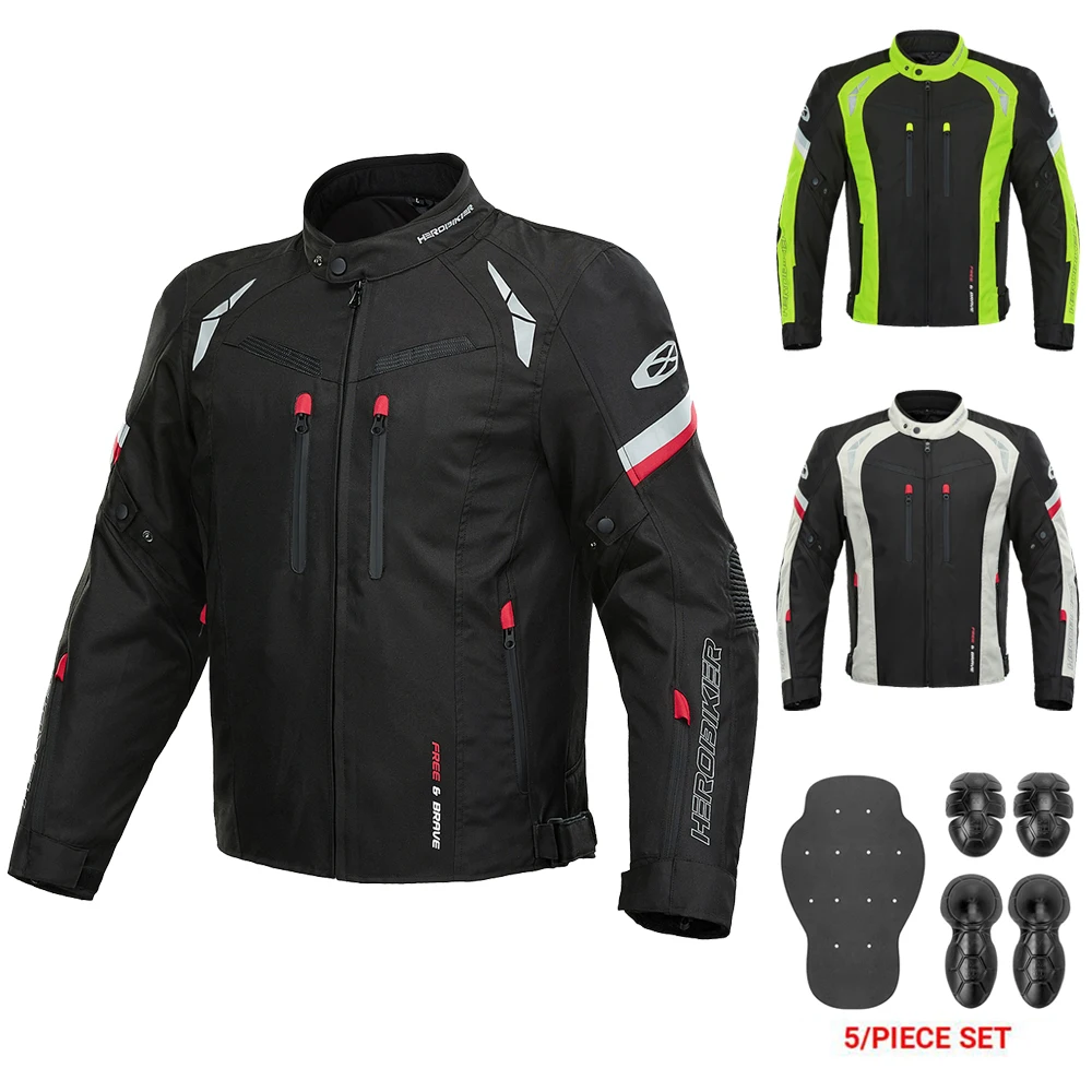 

Four Seasons Motorcycle Jacket Man Outdoor Riding Anti-Fall Clothing Waterproof Windproof Motorcycle Pants Moto Protection M-3XL