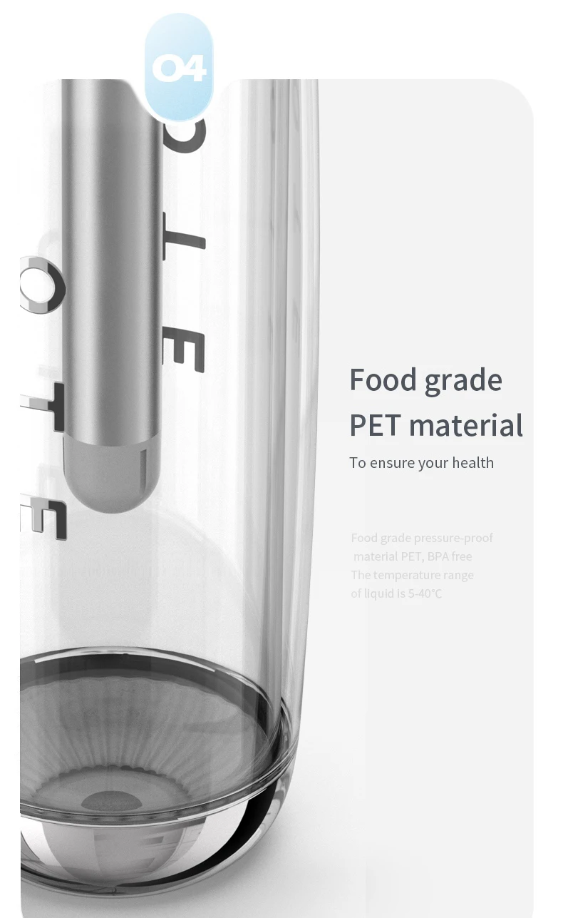 Portable Water Sparkling Maker Machine Soda Water Maker for DIY Drink Home Dispenser