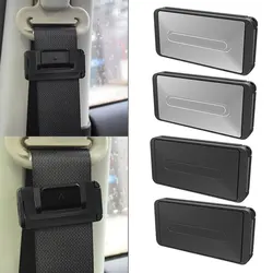 2Pcs Adjustable Car Safety Seat Belts Holder Stopper Buckle Clamp Portable Vehicle Safety Belt Clip Car Seat Belt Stopper