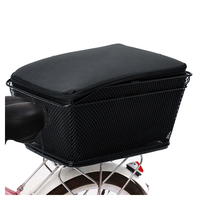 Bike Basket Large Capacity  Resistant High Load Bearing Sturdy Metal Rear Bike Basket Metal Bike Basket Bike Cargo Basket