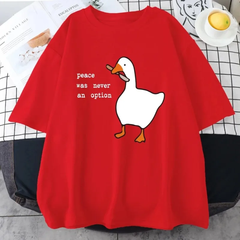 American English Letter Pure Cotton Printed Men's and Women's Personalized Round Neck New Fashionable Loose Casual T-shirt
