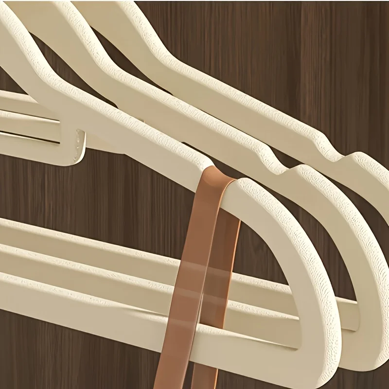 5 Pieces, Velvet Non-slip Hangers, 360° Rotating Hook Hangers, Wardrobe Storage Hangers, Bedroom Space-saving Hangers, Durpose D