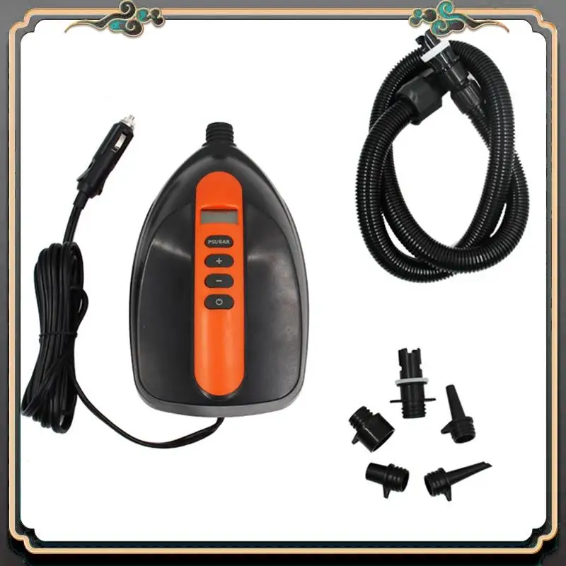 

Premium Paddle Electric Inflator 12V Vehicle High-Pressure Pump Surfboard Kayak Boat Inflatable Tent Inflation.