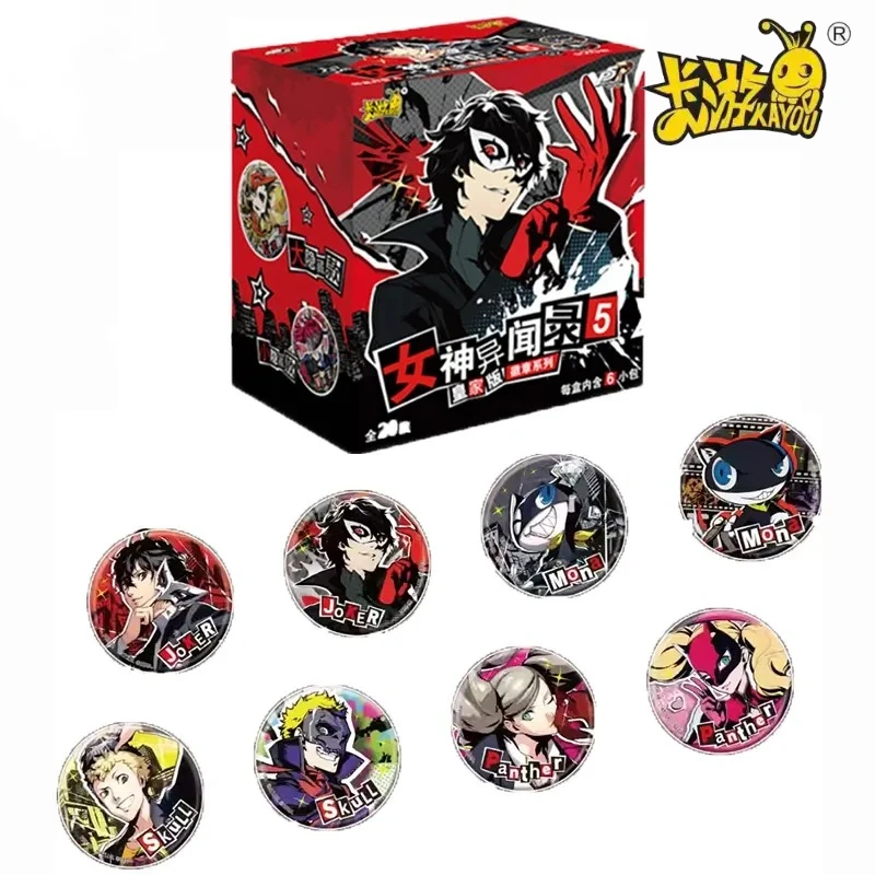 دبوس المينا الملكي KAYOU Persona 5، مجموعة صناديق أعمى عشوائية، لمسة نهائية معدنية عالية الجودة، Merch لعبة الرسوم المتحركة، هدية للمروحة