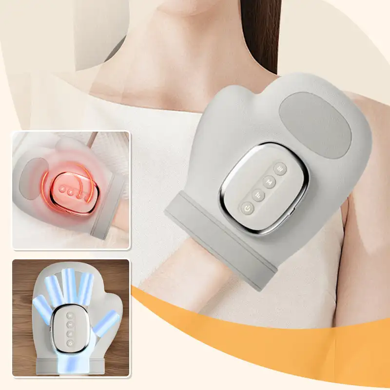 

Electric Hand Massager with Heat and Compression Heating Vibration Hand Massager Machine for Arthritis and Carpal Tunnel