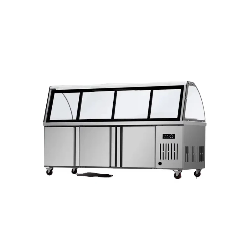 Hot Sale Commercial Single Temperature Deli Meat Display Refrigerator Display Cabinet