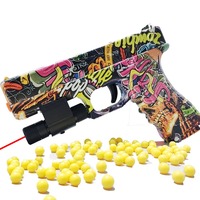Manual G17 Soft Bullet Toy Gun Foam Ball Airsoft Pistol Launcher CS Shooting Games Weapons for Kids Boys Gift