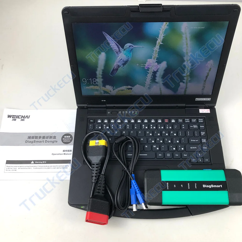 CF54 Laptop Weichai Diagnosis 3.1 High Quality on Board Diagnosis 1005422179 Special Fault Detector System Diagmart