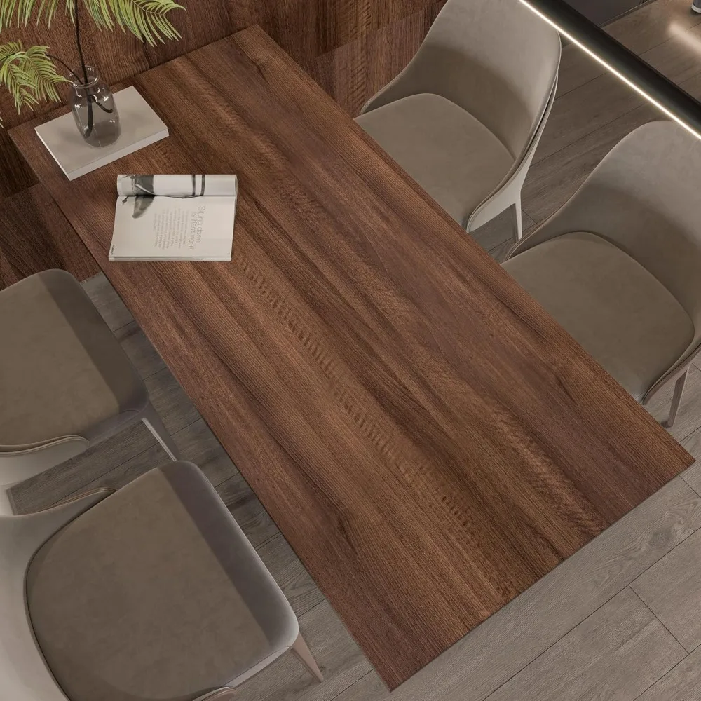 ورق اتصال من خشب الجوز - فينيل ذاتي اللصق قابل للإزالة للديكور الداخلي ذو المظهر الخشبي