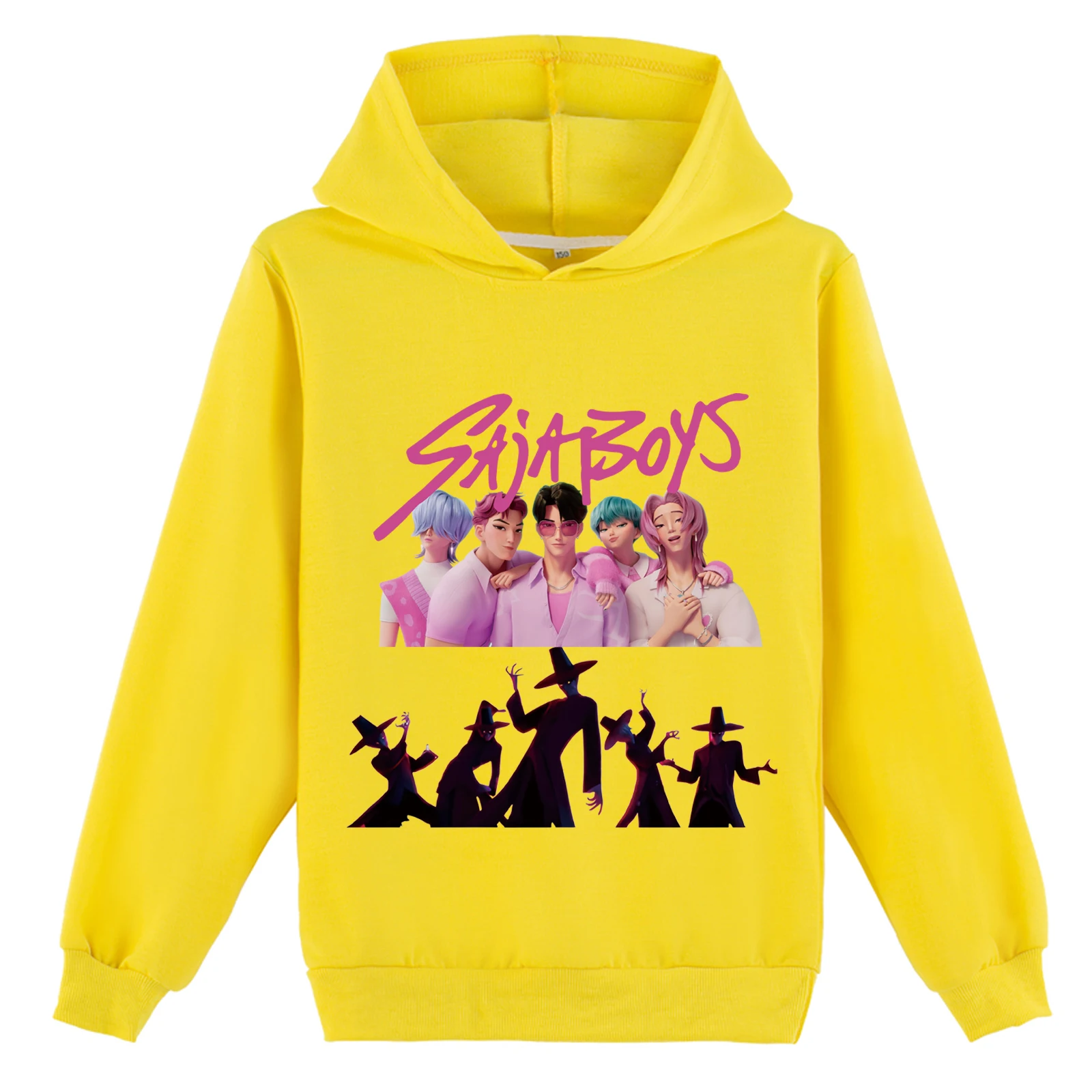 Little Kid Kpop Demon Hunters Cartoon Sweatshirt Zachte Hoodies, Herfst Losse Lange Mouw Tops voor 2-14Y