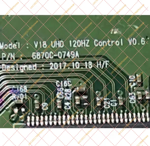 6870C-0749A / 6871L-5351C / 6871L-5371B T-Con Board, 55/65" LCD TV Timing Control Logic Board Replacement Part