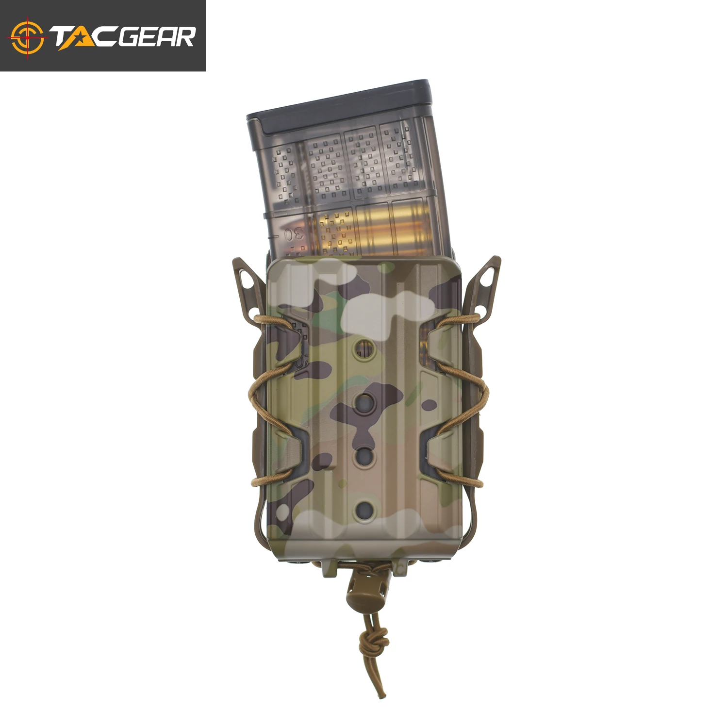 

TACGEAR All Terrain Molle Clip Single Rifle Mag Pouch 5.56 .223 7.62 .308 Magazine Pouch M4 AR AK Mag Carrier Airsoft Mag Pouch