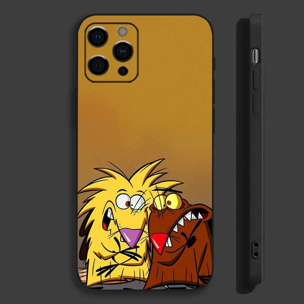 The A-Angry B-Beavers Phone Case For Apple iPhone 15,14,13,12,11,Pro,X,XS,Max,XR,Plus,Mini Soft Black Cover image 3