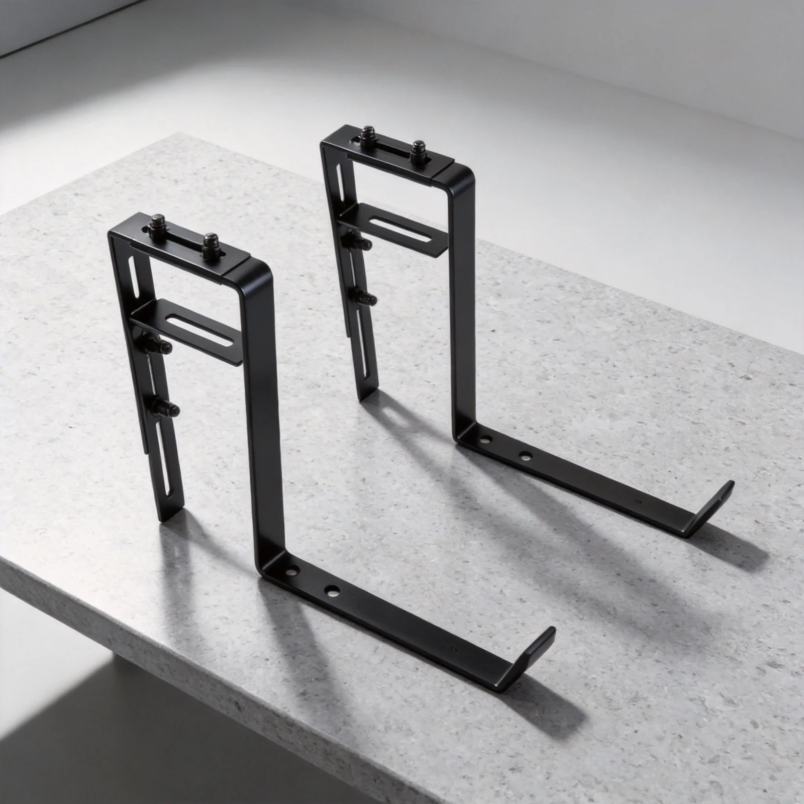 Adjustable Iron Flower Pot Support Bracket for Balcony Railings No Drilling Installation Space Saving Vertical Garden Solution