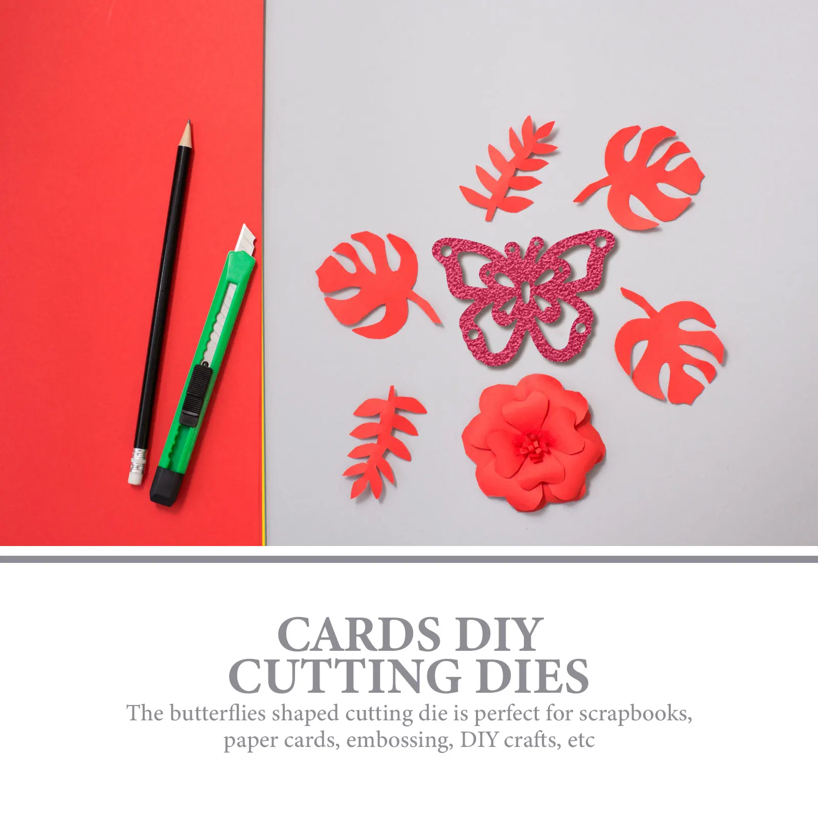 

4Pcs Metal Die Cuts Butterflies Pattern DIY Carbon Steel Cutting Die for Craft Making Scrapbooking Cards Party Home Decor