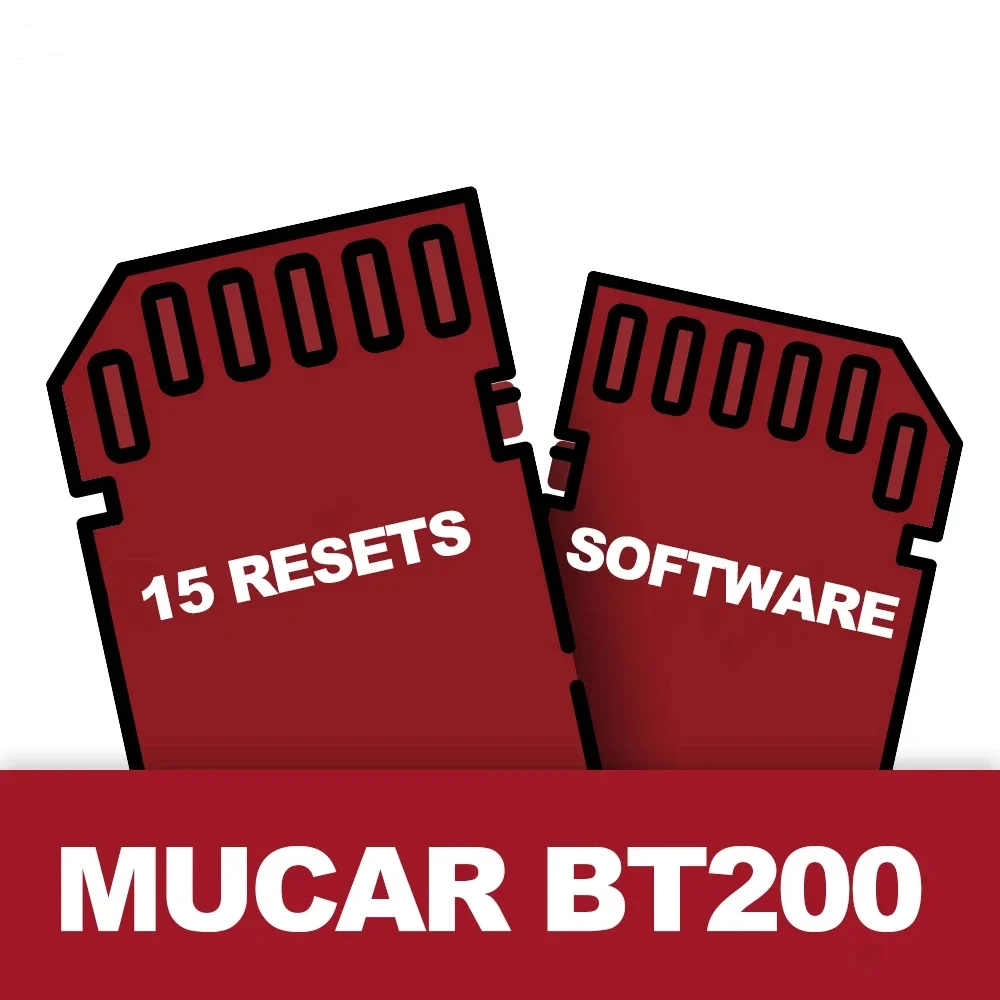 MUCAR BT200 1 Year 15 Resets Tcode Software Obd2 Scanner for Auto Car Diagnostic Tools