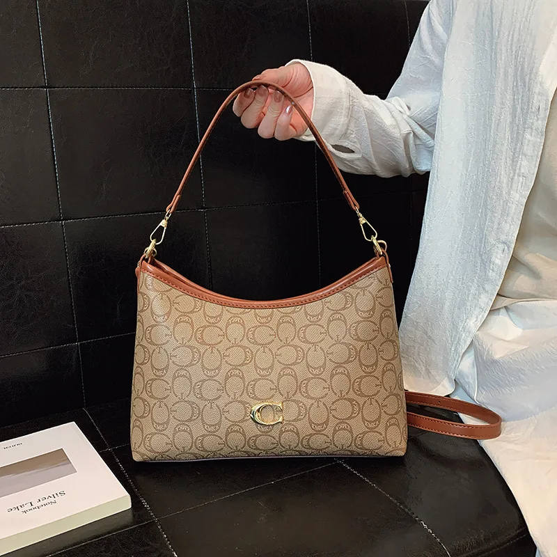 

New Fashionable Underarm Women's Bags, Light Luxury and High-end Versatile Messenger Bags, Retro Handbags