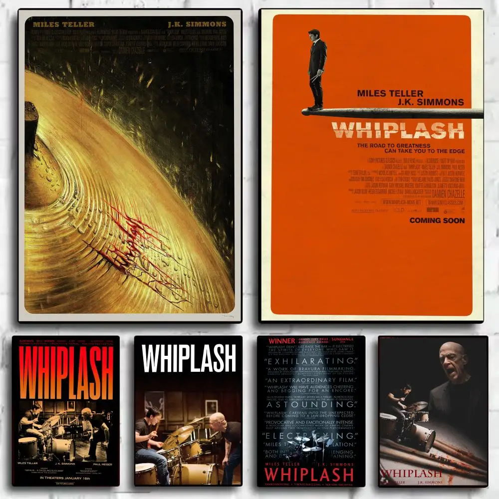 Autocollants muraux classiques W-Whiplash, affiches de film, peinture murale, autocollants muraux auto-adhésifs pour chambre à coucher, salon, décoration HD pour la maison, cadeau
