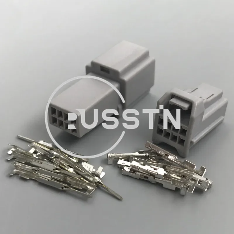 1 Set 8 Hole Automobile Cable Harness Plastic Housing Socket AC Assembly Male Female Docking Unsealed Connector 6098-6452