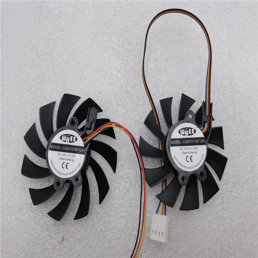 

Cooling Fan For AGE07010F12H 12V chip graphics card CPU cooling fan Quiet Diameter 11x29x32mm 55 65 70 mm