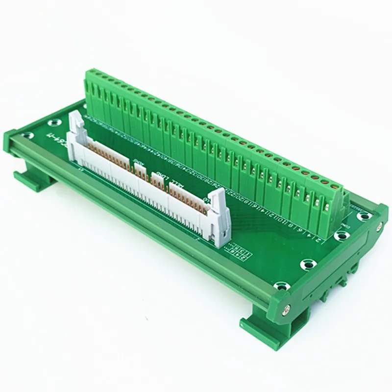 IDC-64 DIN Rail Mounted Interface Module 2x32 Pins 0.1\