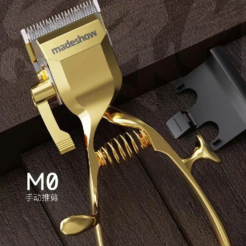 Madeshow M0 クラシックデザイン 手動式バリカン（電源不要）1台 madeshow 脱毛ヘアカッター、手動バリカンプロフェッショナル