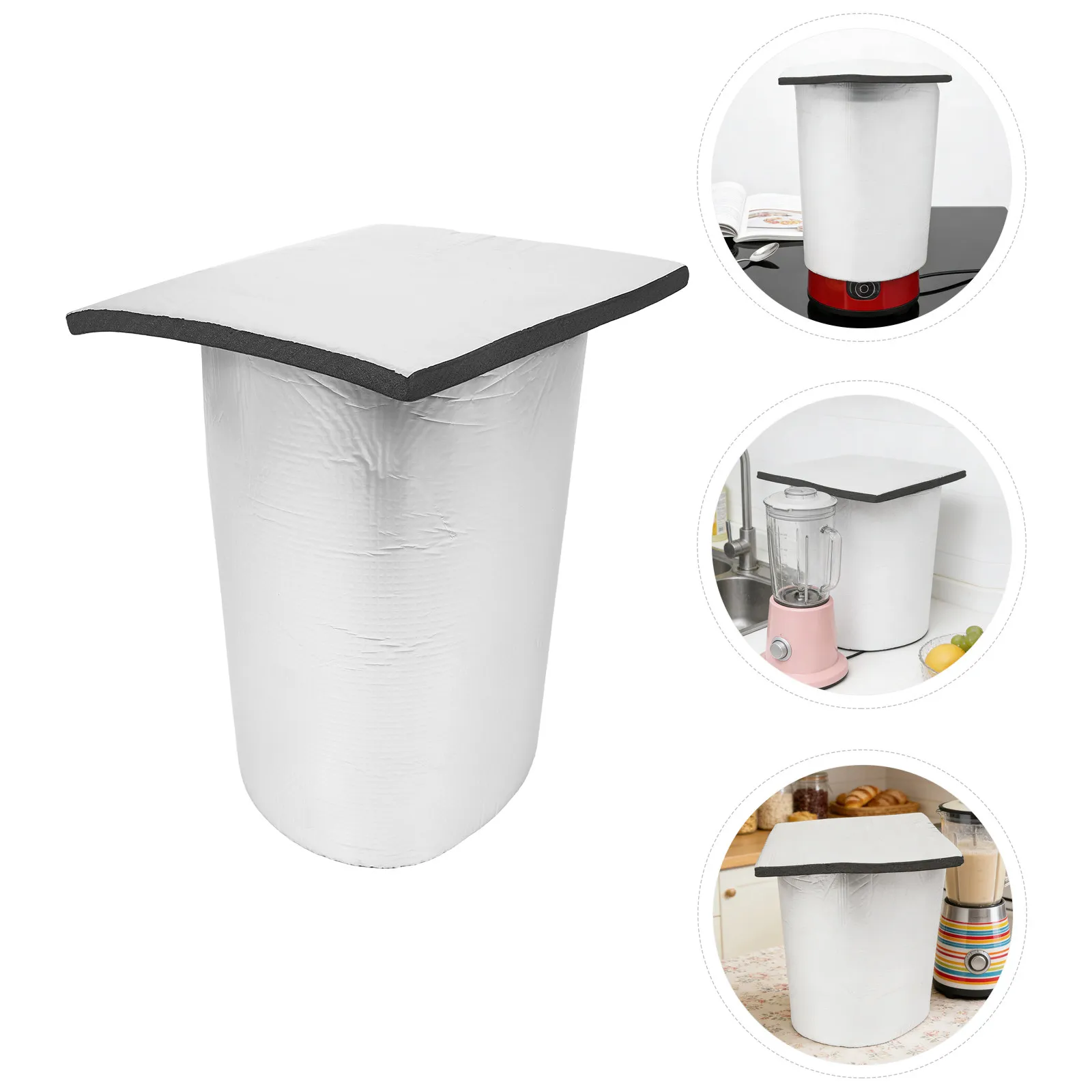 

Звукоизолирующий кожух для блендера, шумопоглощающий экран, бесшумный звукопоглощающий щиток, подходит для аппаратов для соевого и орехового молока, кухонный прибор