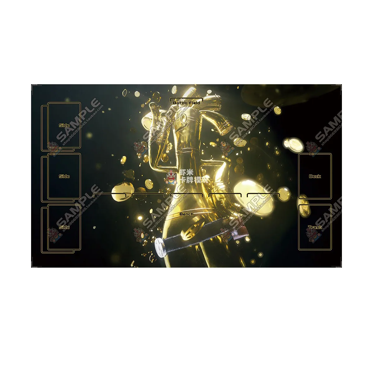 600X350X2mm DIY PTCG 골덴고 카드 배틀 매트 PTCG 골덴고 싱글 플레이어 보드 게임 카드 듀얼 플레이트 배틀 매트 선물 장난감