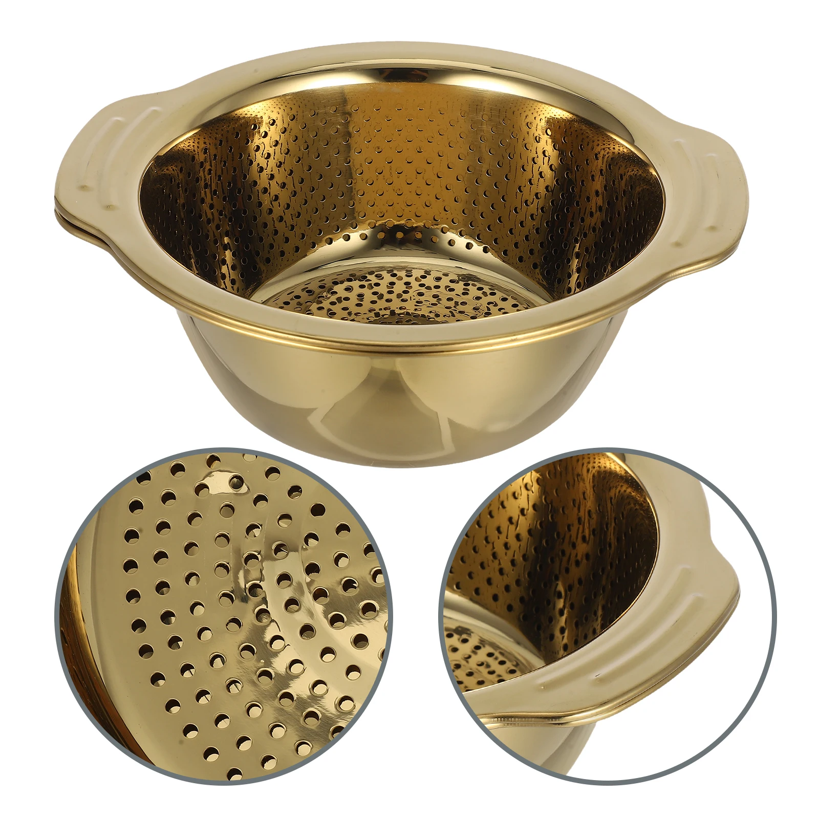 

Stainless Steel Vegetable Wash Basin Fruit and Washing Grocery Basket