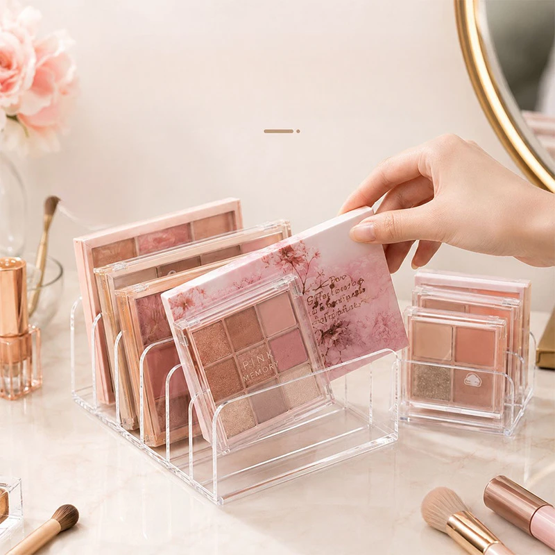7Grid Eye Shadow Tray Storage Box Drawer Partition Box Desktop Powder Blusher Display Box Desktop Divided Storage Rack