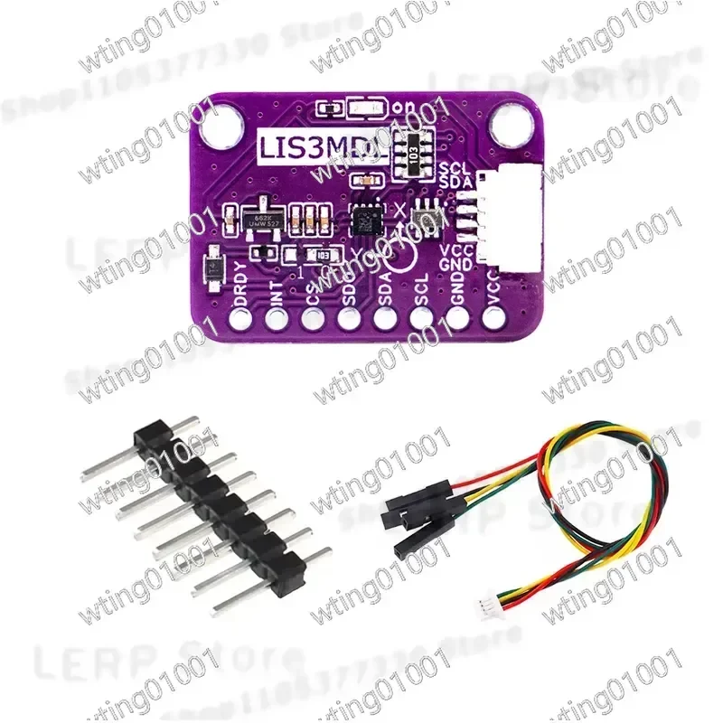 for LIS3MDL for Adafruit 4479 Triple Axis Magnetic Field Sensor Module High Accuracy Digital Compass Precise Orientation