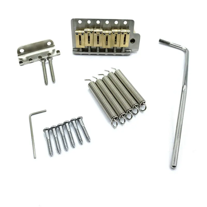 

One Set ST Guitar Bridges and Tremolo 6 Screws Fixed Right Hand Version Single Vibrato