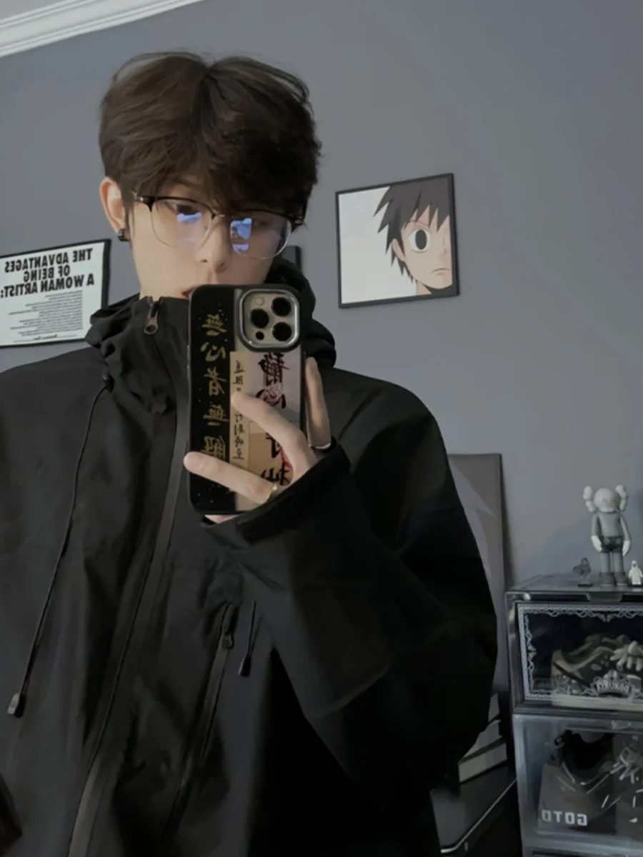 

American Sle Men's Spring Autumn Lightweight Vintage Functionali Jaet Mountain Climbing Suit Sunscreen Outdoor Coat