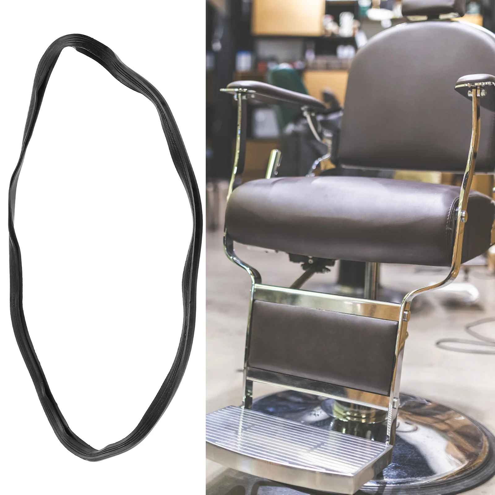 

Chair Barber Rubber Band Base Ring Gasket Salon Floor Protective Protection Pad Stool Legs Part Black Hairdressing Protector