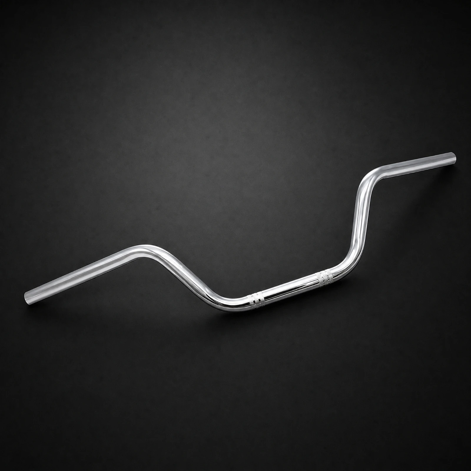 7/8 Inch Motorcycle Handlebar Universal Fit Chrome Motorcycle Handlebar Low Increase Vibration Reducing for Custom Bike Builders