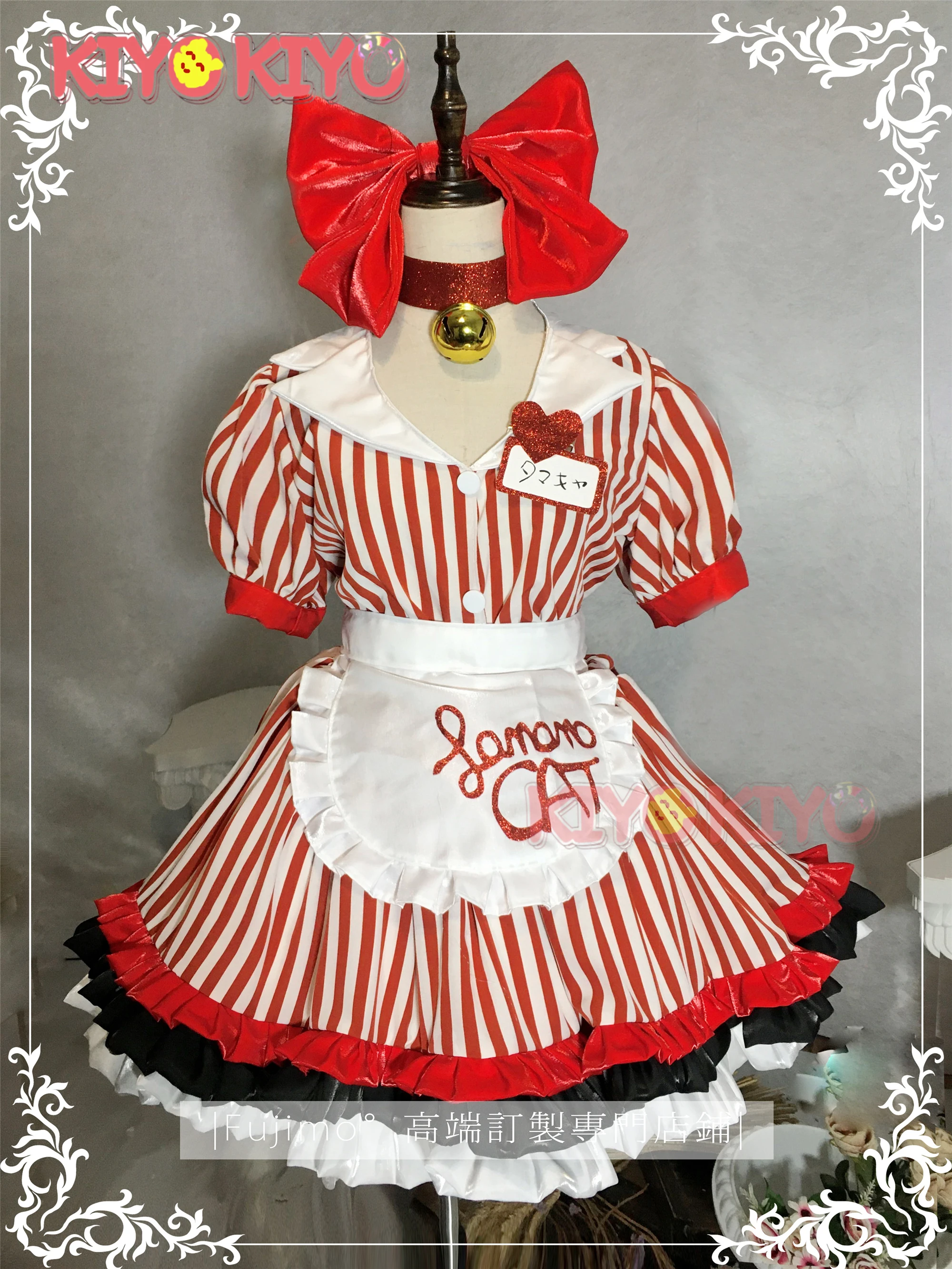 KIYO-KIYO Customized FGO Cosplay Fate/Grand Order Tamamo Cat Maid Dress Cosplay Costume Halloween costumes