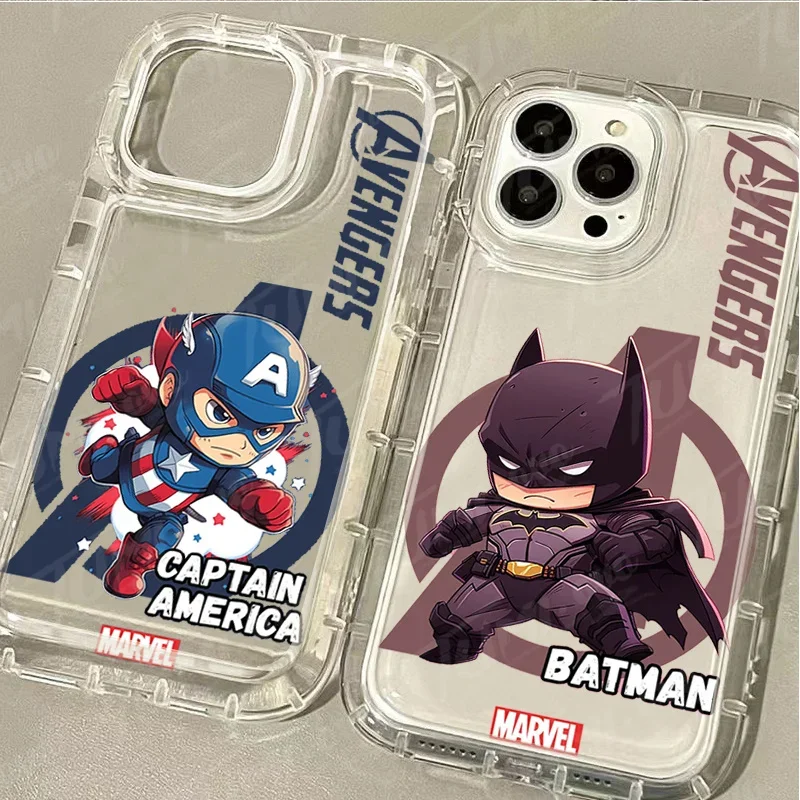 Marvel Spider Man Captain America Phone Case for Huawei P30 P40 P50 P60 Pro Honor 100 90 80 70 60 50 X9 X9A X8 X5 Magic5 Magic 5