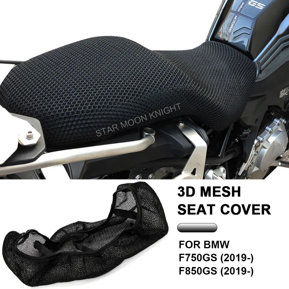 For BMW F850GS F750GS Anti-Slip Fabric Cushion  F 850 750 GS 2019 2020 - 3D Mesh Seat Cover Motorcycle Accessories