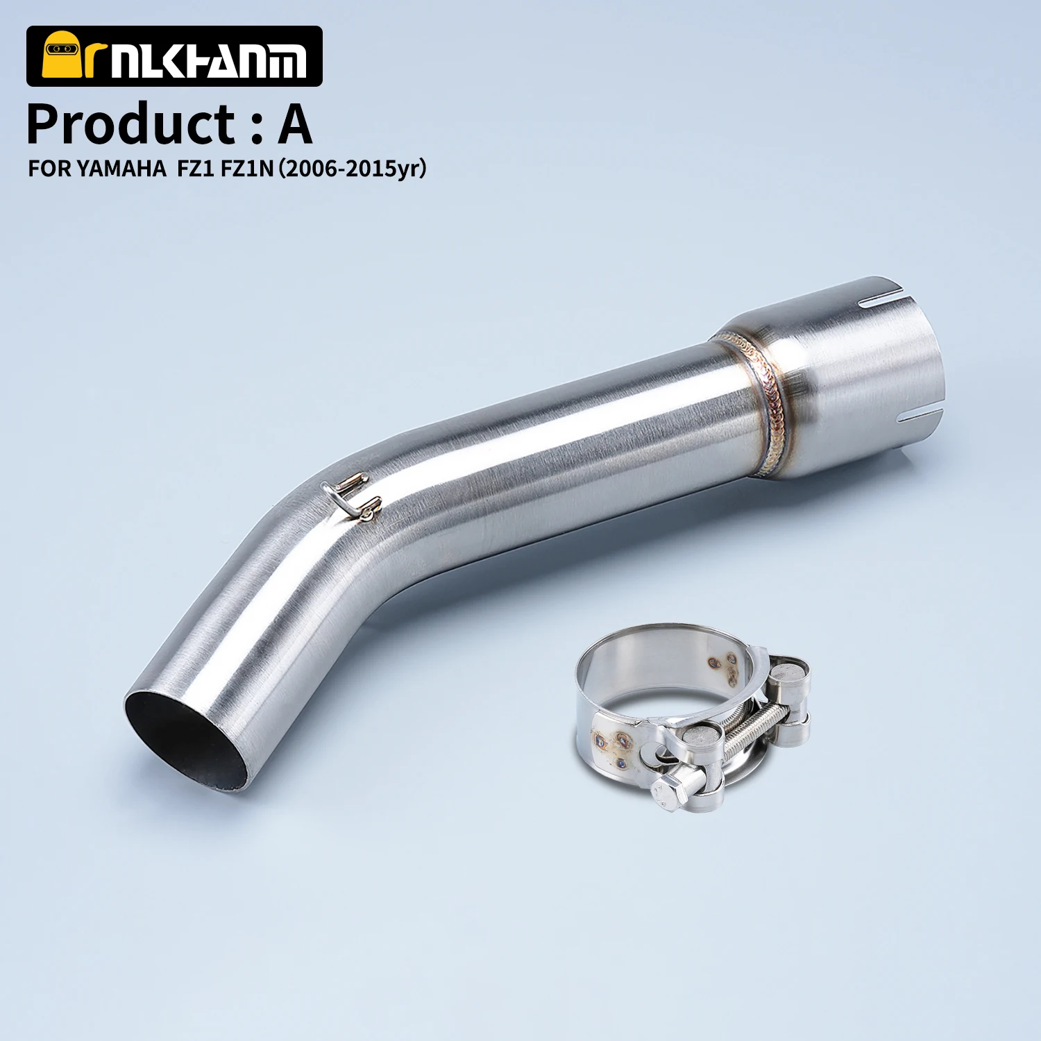 لياماها YZF FZ1 FZ1N FZ1000 ZX1000 2006-2015 دراجة نارية العادم الهروب الخمار دراجة سباق ربط الفولاذ المقاوم للصدأ الأنابيب الأوسط