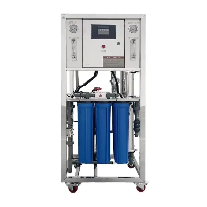 GY500-12N4040-A02 500LPH Reverse Osmosis Drinking Water Treatment Machinery Small Factory RO Water Purification Plant