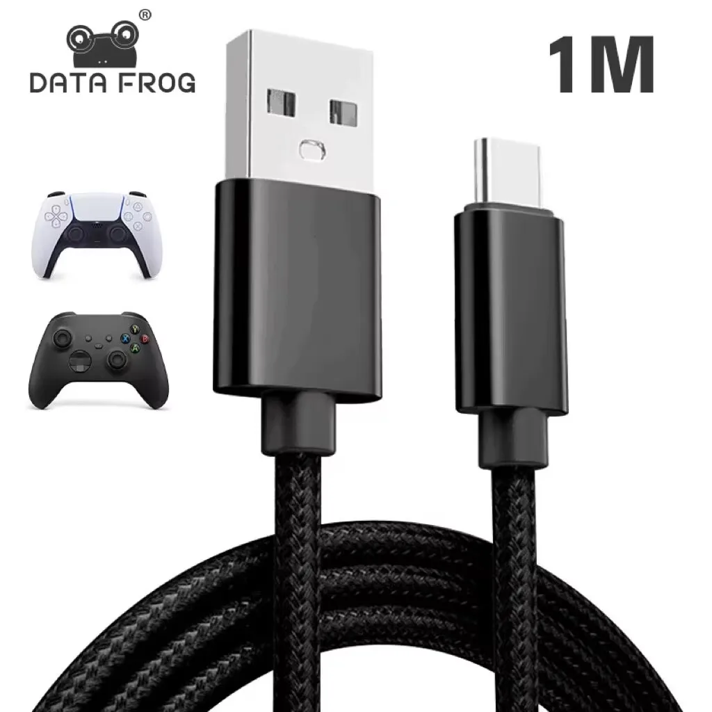 DATA FROG 1M Charging Cable For PS5 10FT High Speed USB Type C Data Charging Cable for Xbox Series/Phone