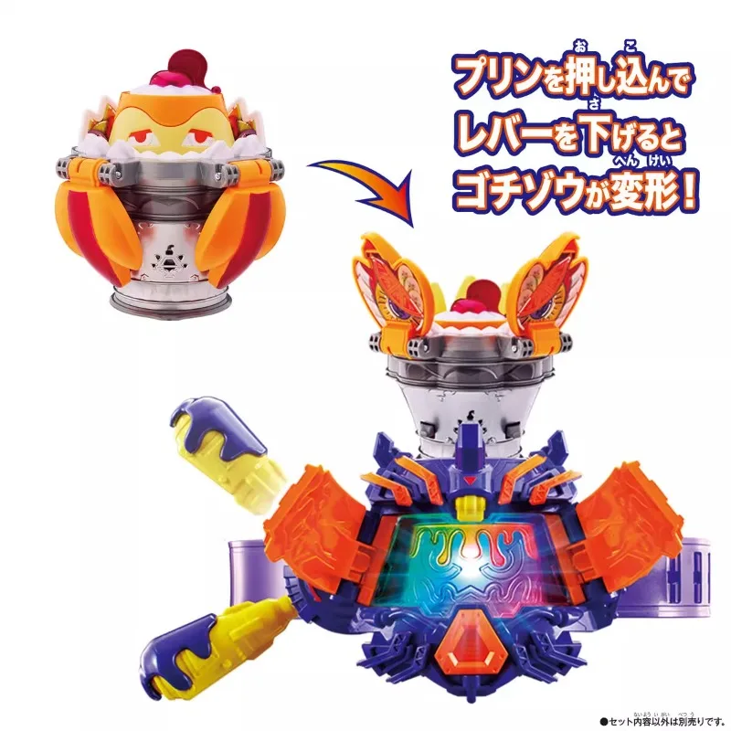 متوفر في المخزون بانداي الأصلي DX كامين رايدر GAVV Vram Puddinte Gochizo وكأس على شكل Gochizo أنيمي نموذج لجسم لعبة هدية قابلة للجمع #4