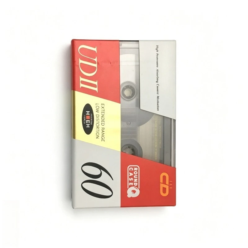 100% Original New For Maxell UDII 60min Type II Blank Cassette With Translucent Package For Recording & Duplication