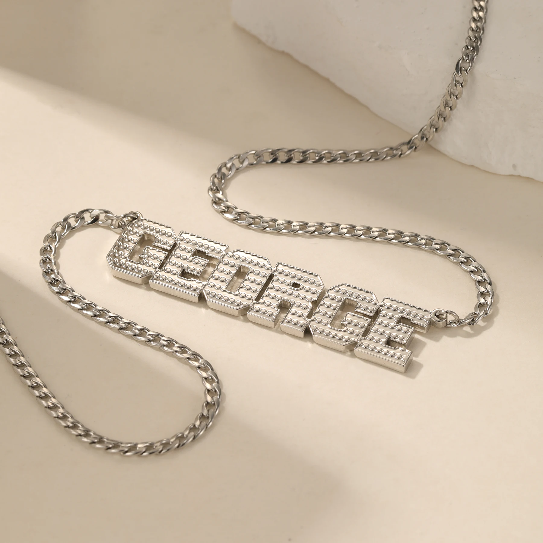 

3D-подвеска с именем на заказ, водонепроницаемая, с позолотой 18K, роскошное ювелирное украшение, подарок на День отца для папы