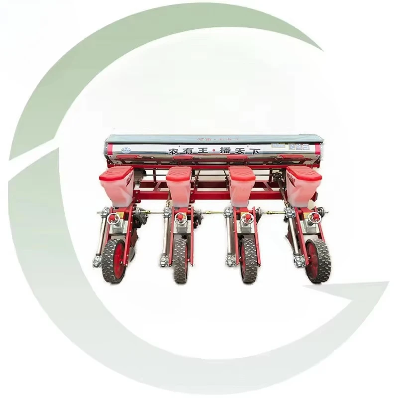 

Professional High Productivity 4 Row Maize Seeder Planter For Farm Use For Soybeans Peanuts Motor Core Fertilizer Included