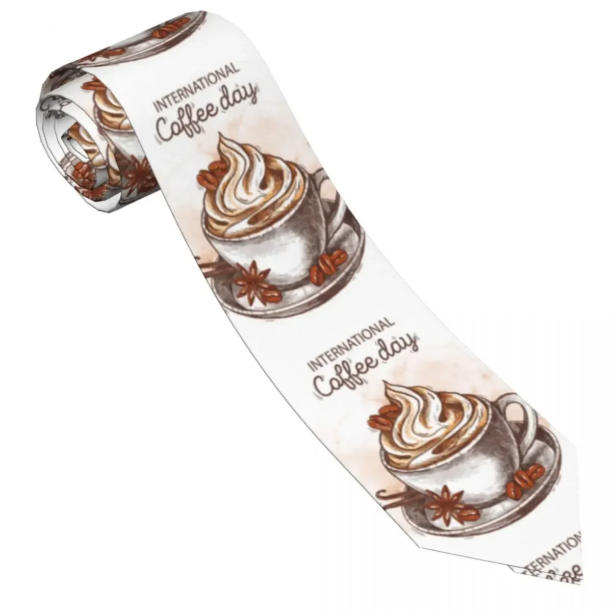 International Day Coffee Tie For Men Women Necktie Tie Clothing Accessories