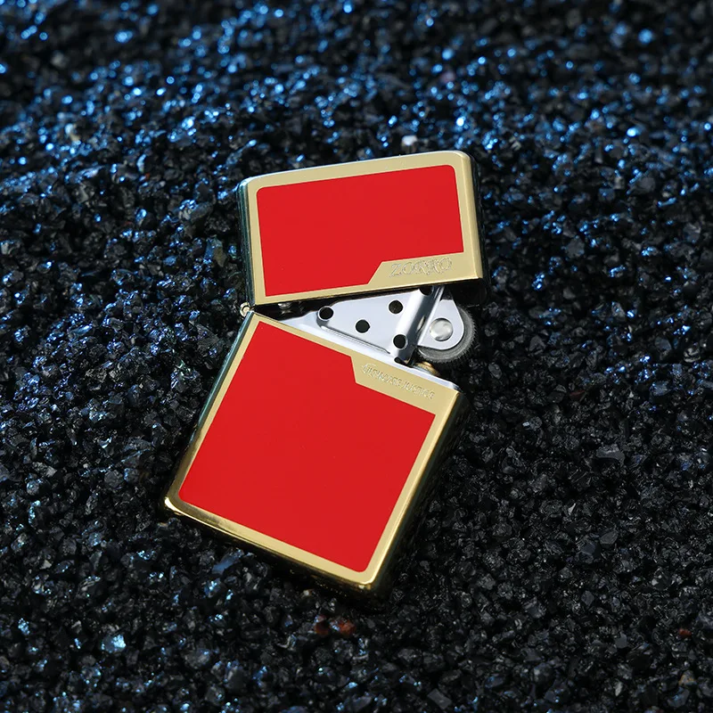 

ZORRO original copper case color red lady Z6007 cigarette lighter, a gift for men