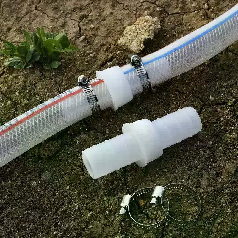 10Pcs 1/2inch Plastic Hose Barb Connectors With Airtight Seal Smooth Burr Free Edges For Garden Irrigation Water Pipe Connectio